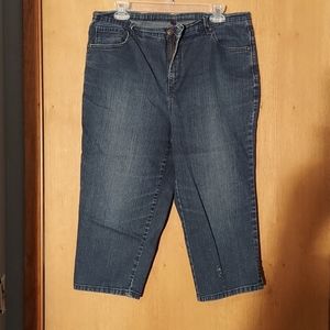 Jeans, mid calf, size 18W